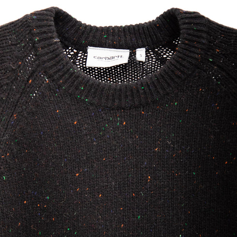 Carhartt WIP Anglistic Sweater Speckled Black I010977.0JE.XX.03 Degli Uberti